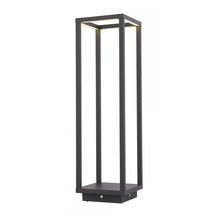 Lumină de exterior independentă cu design dreptunghiular
