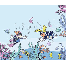 Fototapet vlies IADX6-105 Into Wonderland Mickey & Minnie 300x250 cm