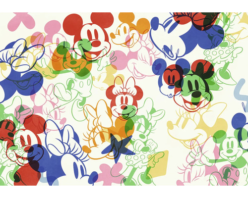 Fototapet vlies IADX8-120 Into Wonderland Mickey and Minnie 400x250 cm