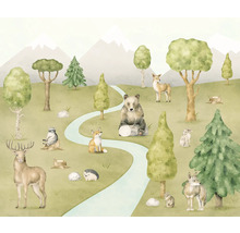 Fototapet vlies IAX6-0050 Into Wonderland Neighbor-wood Meetings 300x250 cm