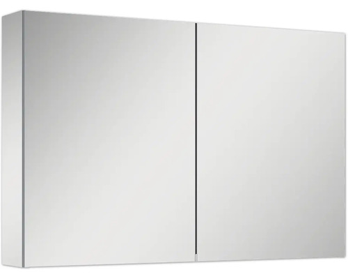 Dulap cu oglindă cu două uși pentru baie