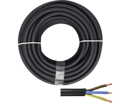 Cablu cauciuc MCCM (H05RR-F) 3x1,5 mm² negru, inel 20m