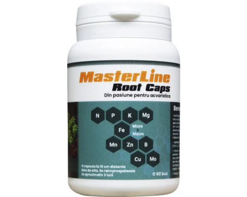 Fertilizant pentru radacinile plantelor acvatice MasterLine Root Caps 60 buc