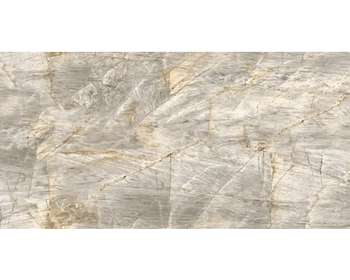 Gresie interior porțelanată Theodores bej 60x120 cm Model de placă din piatră naturală