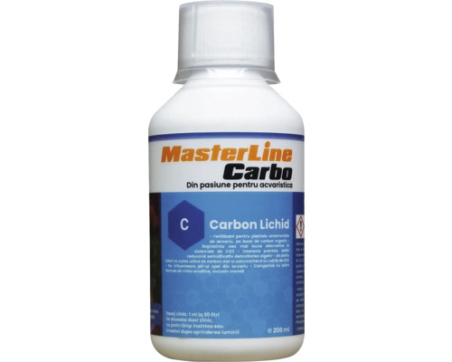 Fertilizant carbon lichid pentru plante acvatice MasterLine Carbo 200 ml