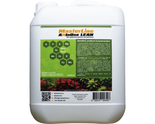 Fertilizant pentru plante acvatice MasterLine All In One Lean 5 l