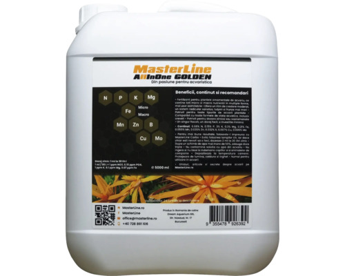 Fertilizant pentru plante acvatice MasterLine All In One Golden 5 l