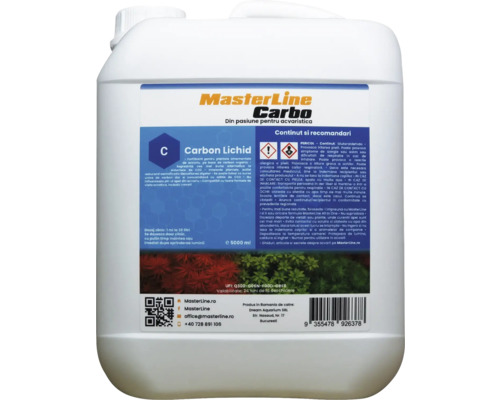 Fertilizant carbon lichid pentru plante acvatice MasterLine Carbo 5 l