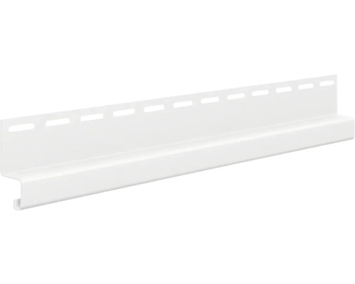 Profil SV scurgere Siding VOX SV-16,5 3,05 m alb Profil J din plastic pentru placări de fațadă