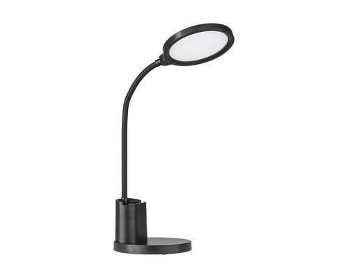 Lampă de birou cu LED integrat Rehamna 2,1W 300 lumeni, lumină albă 2700-6500K, negru