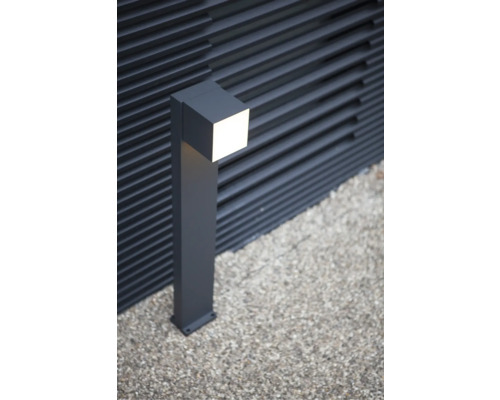 Corp de iluminat exterior pătrat din metal