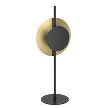 Lampă de masă decorativă din metal cu motive circulare