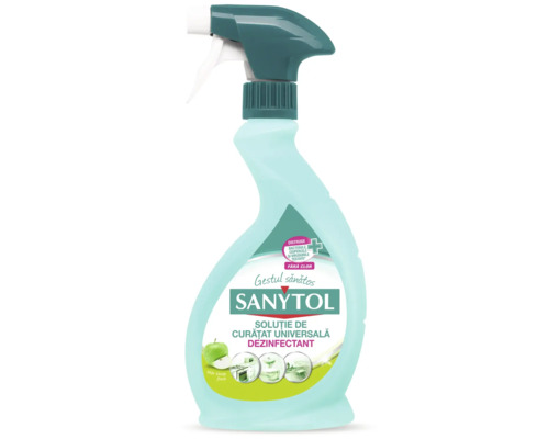 Soluție curățat suprafețe multiple Sanytol 500ml Sanytol Soluție universală de curățare dezinfectantă în flacon cu pulverizator