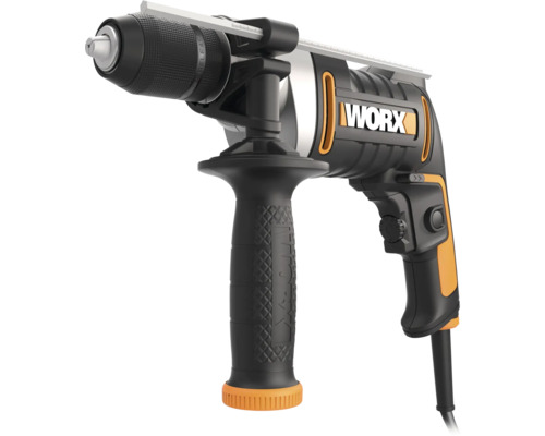 Mașină de găurit cu percuție electrică cu mâner suplimentar de la Worx