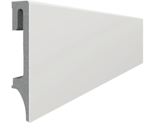 Plintă VOX ESPUMO 202 duropolimer 2400x80x16 mm gri deschis Plintă din plastic