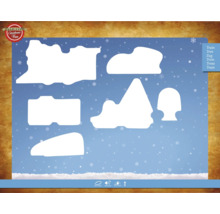 Șablon pentru o imagine cu fereastra unui tren