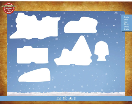 Șablon pentru o imagine cu fereastra unui tren