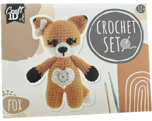 Set croșetat vulpe