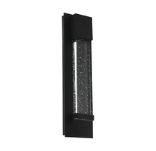 Lumină de perete exterioară neagră cu sticlă