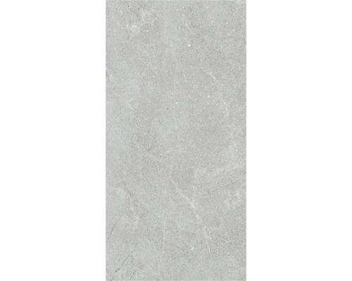 Placă de porțelan gri cu structură de marmură