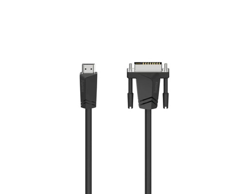 Cablu de date HDMI> DVI/D full HD Hama conectori tată-tată 1,5m negru