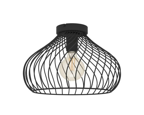 Lumină de plafon din sârmă metalică cu bec