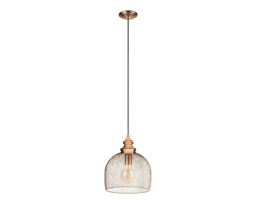 Lampa suspendată cu abajur din sârmă metalică