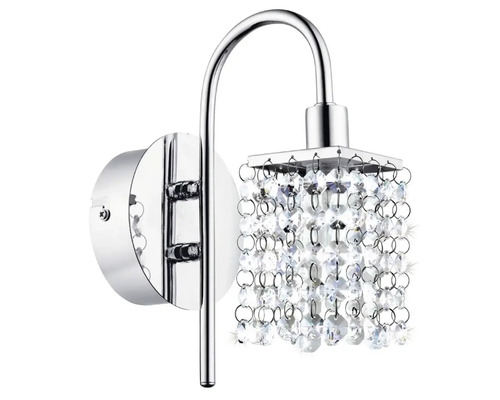 Lumină de perete cu pandantive din cristal