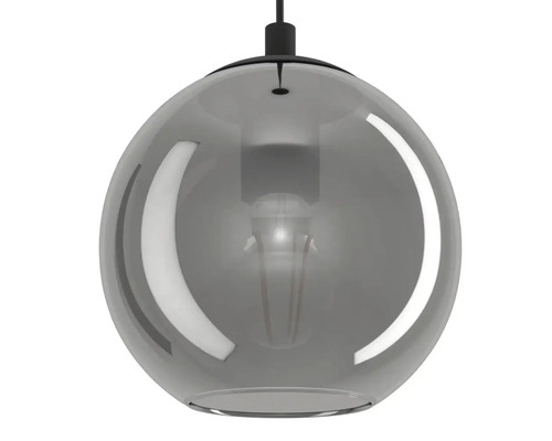Lampa suspendată cu abajur sferic din sticlă