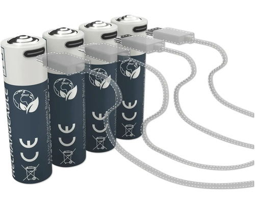 Acumulatori reîncărcabili Li-Ion Lumak Pro AA 1,5V 1700mAh, pachet 4 bucăți Acumulatori reîncărcabili Li-Ion Lumak Pro AA 1,5V 1700mAh, pachet 4 bucăți