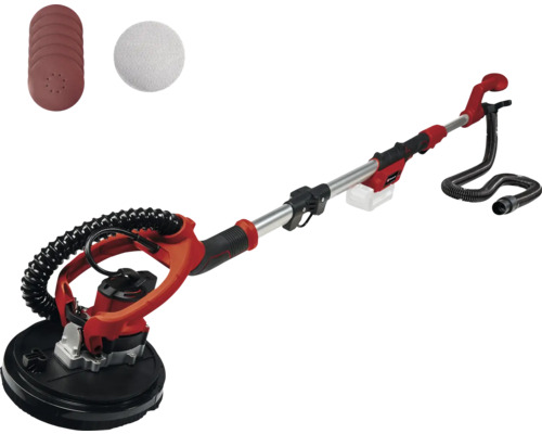 Șlefuitor cu gât lung cu discuri abrazive și furtun de aspirare