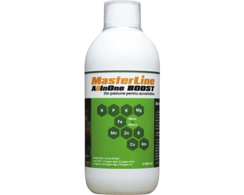 Fertilizant pentru plante acvatice MasterLine All In One Boost 500 ml