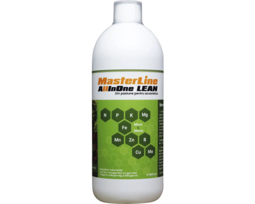 Fertilizant pentru plante acvatice MasterLine All In One Lean 1 l