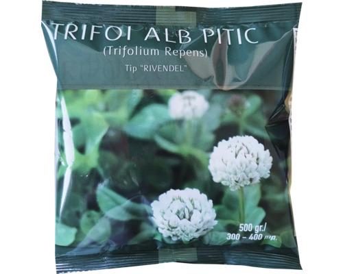 Semințe trifoi alb pitic Everde 0,5 kg 300-400 m² Pachet de semințe de trifoi alb, 500 grame