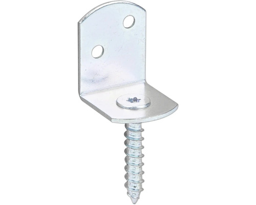 Colțare pentru gard din lemn Alberts 83x30 mm oțel zincat, pachet 24 bucăți Conector unghiular cu șurub