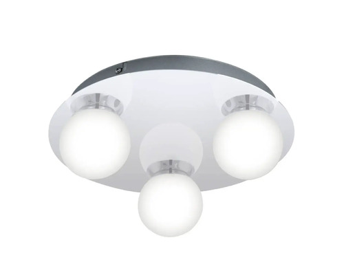 Plafonieră cu LED integrat Mosiano 3x3,3W 1020 lumeni, pentru baie IP44, crom/alb Plafonieră cu LED integrat Mosiano 3x3,3W 1020 lumeni, pentru baie IP44, crom/alb