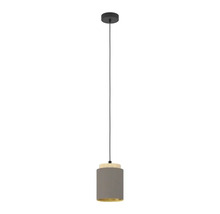 Lampa suspendată cu abajur cilindric