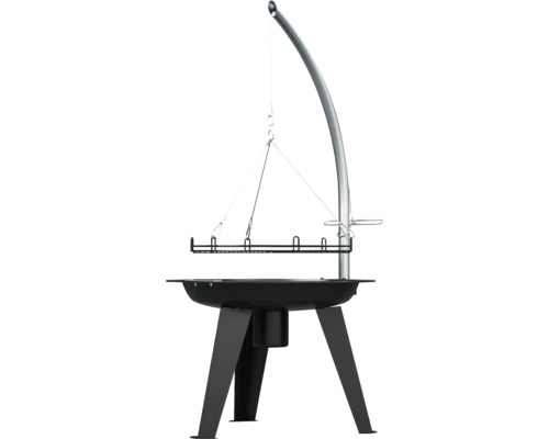 Grătar rotativ cu grătar și trepied