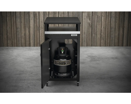 Cărucior grătar Tenneker cu butelie de gaz