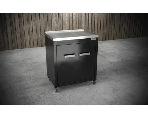 Dulap de grătar cu două uși și role