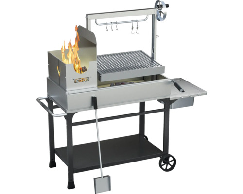 Grătar Tenkoker cu coș de foc și grătar