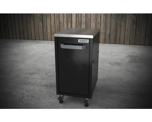 Dulap grătar Tenneker cu roți și blat de lucru din oțel inoxidabil