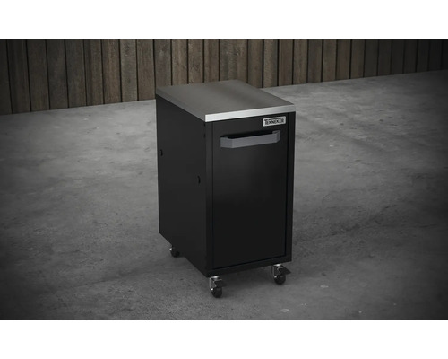 Container mobil cu blat din oțel inoxidabil pentru atelier și garaj