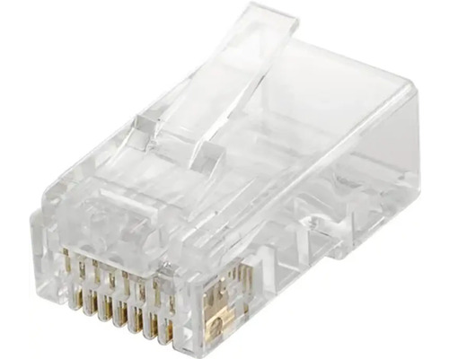 Mufe conector RJ45 Goobay CAT5e, neecranate, 10 bucăți