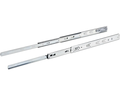 Set șine sertar cu extensie completă, din metal