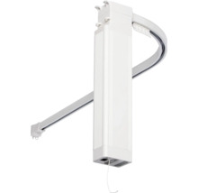 Șină de perdea cu accesorii pentru suspendarea perdelelor