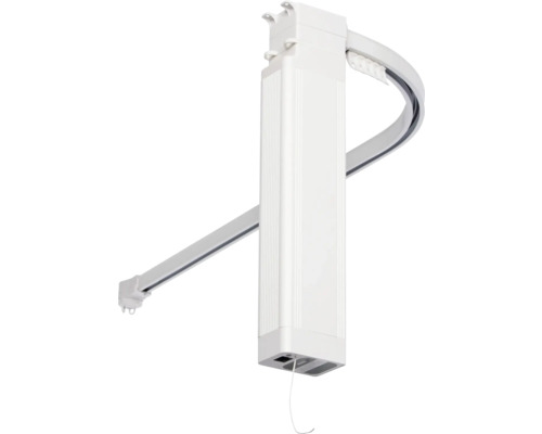 Șină de perdea cu accesorii pentru suspendarea perdelelor