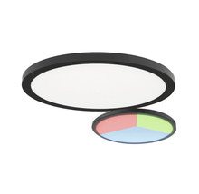 Plafonieră cu LED integrat Nebula 18W 1880 lumeni, negru