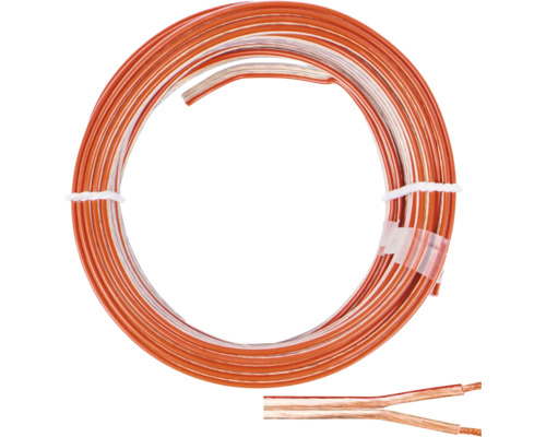 Cablu H05VH-H 2x1,5 mm² transparent, inel 10m Cablu difuzor încolăcit