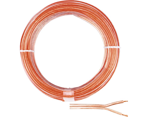 Cablu H03VH-H 2x0,75 mm² transparent, inel 20m